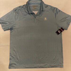 Barstool Sports Men's light Blue performance Polo Shirt